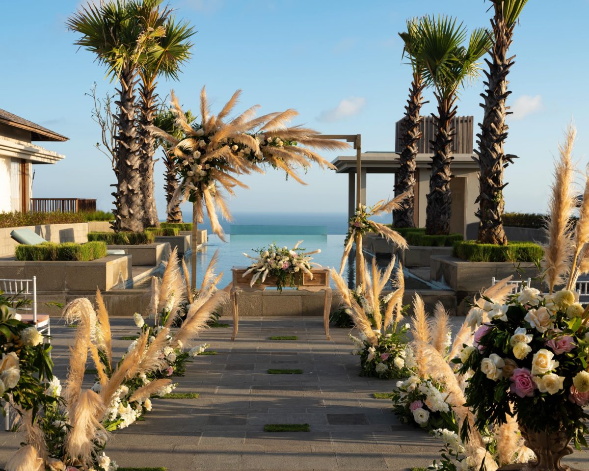 The Retreat Villa Water Wedding By Six Senses Uluwatu Bali